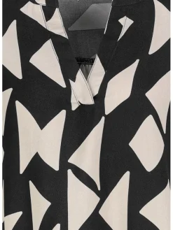 Bluse in Schwarz/ Weiß