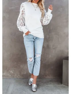 Bluse in Weiß
