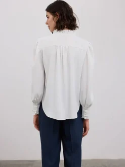 Bluse in Weiß