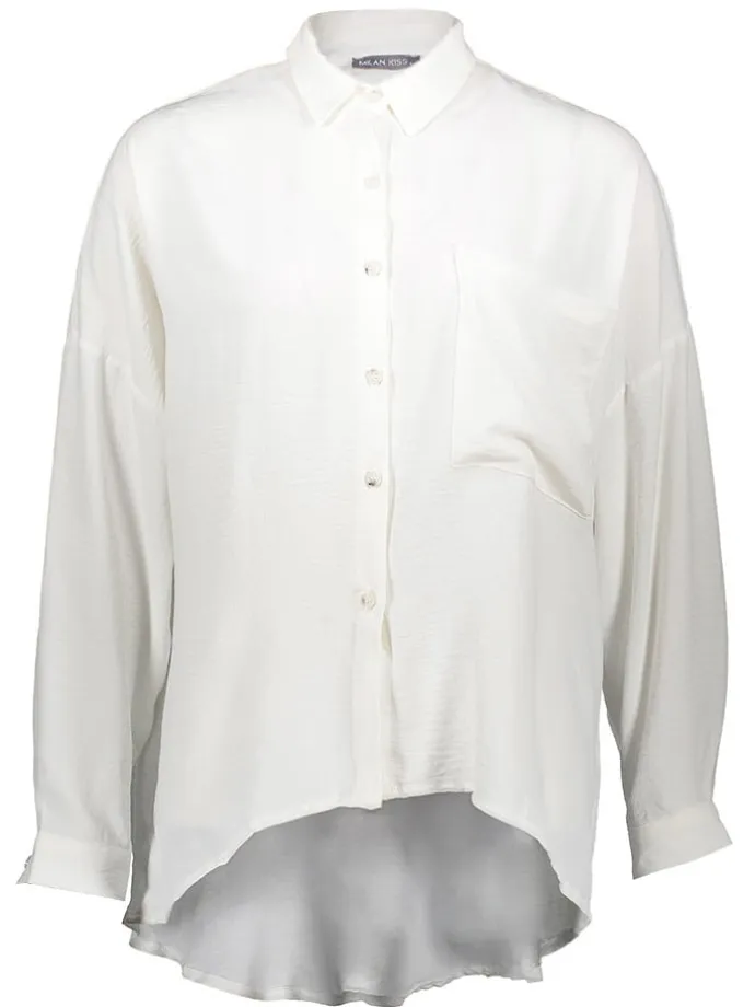 Bluse in Weiß