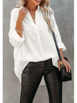 Bluse in Weiß