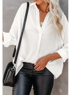 Bluse in Weiß
