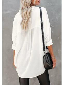 Bluse in Weiß
