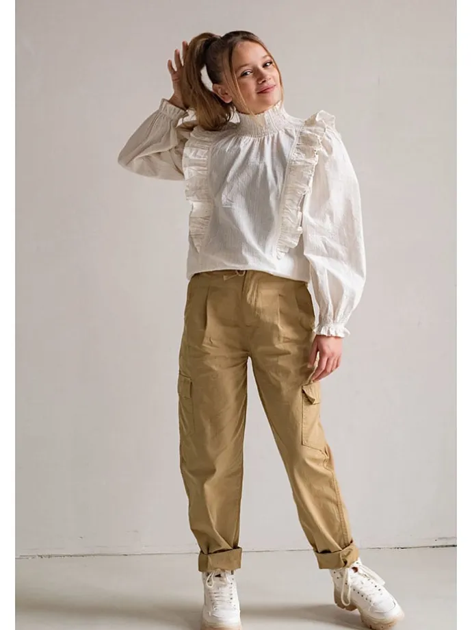 Bluse in Weiß