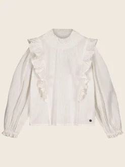 Bluse in Weiß