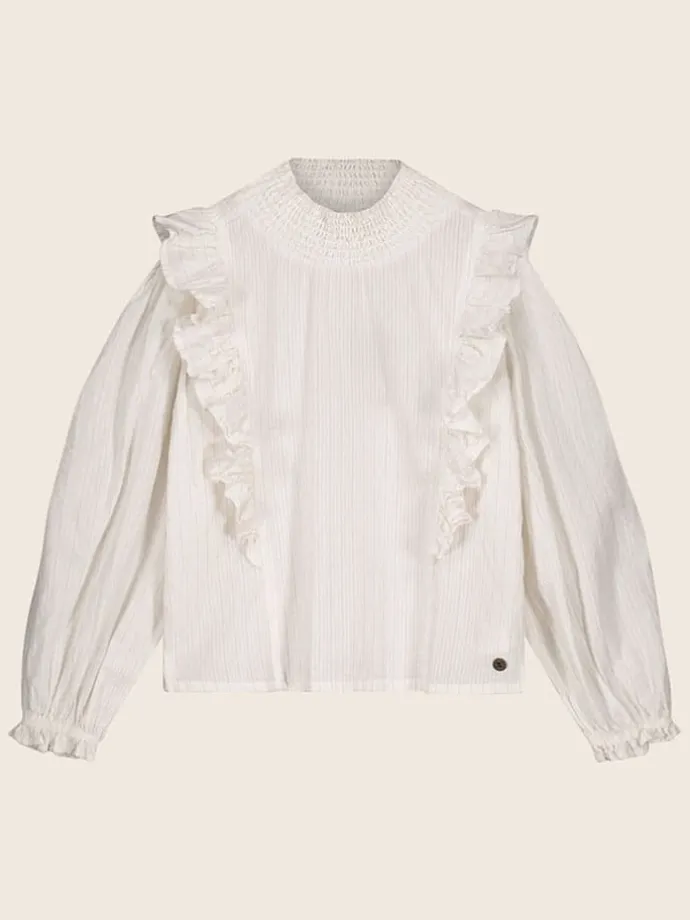 Bluse in Weiß