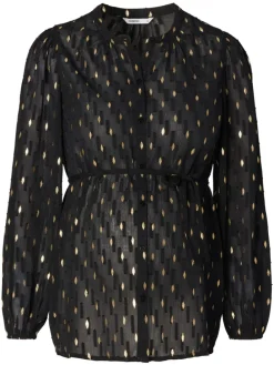 Bluse Malmo in Fancy Black