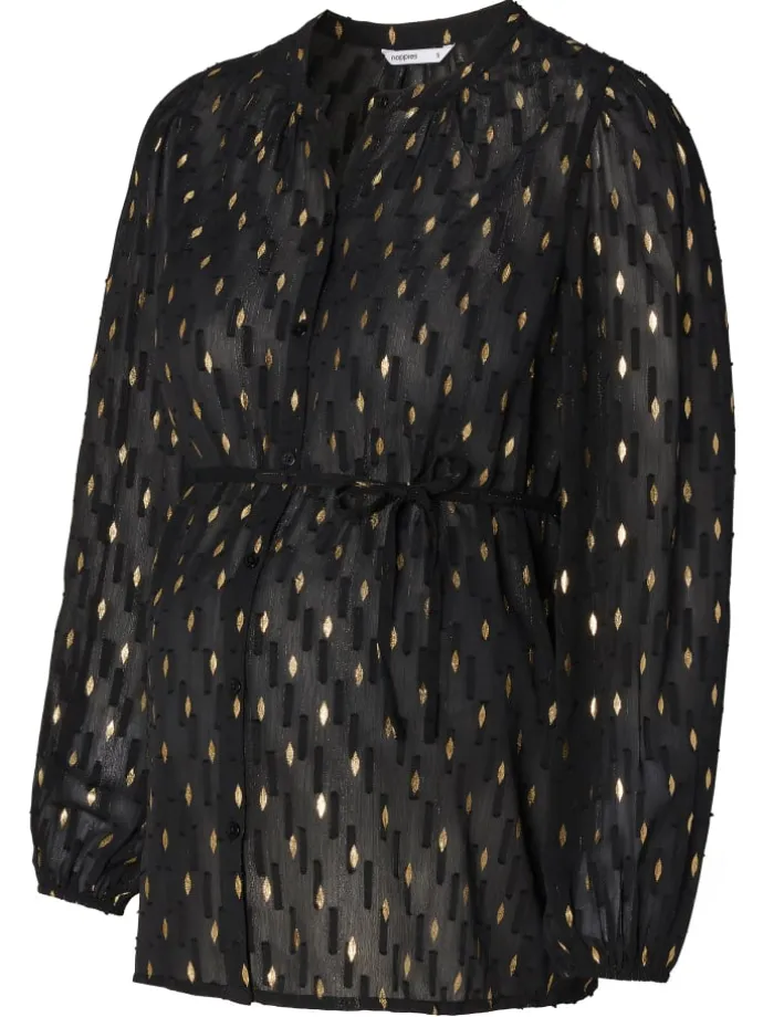 Bluse Malmo in Fancy Black
