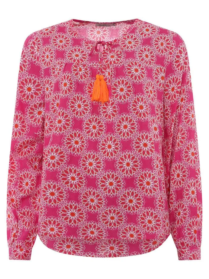 Bluse "Mandala" in Pink