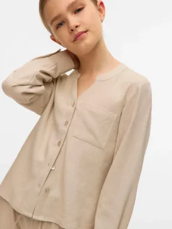 Bluse "Mymilo" in Beige