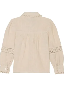 Bluse "Ninnekah" in Beige