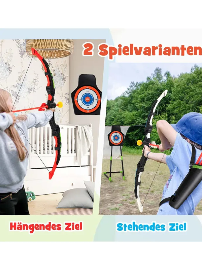Boden und Pfeil 2er Set für Kinder in Bunt