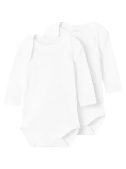 Body langarm 2er Pack in bright white