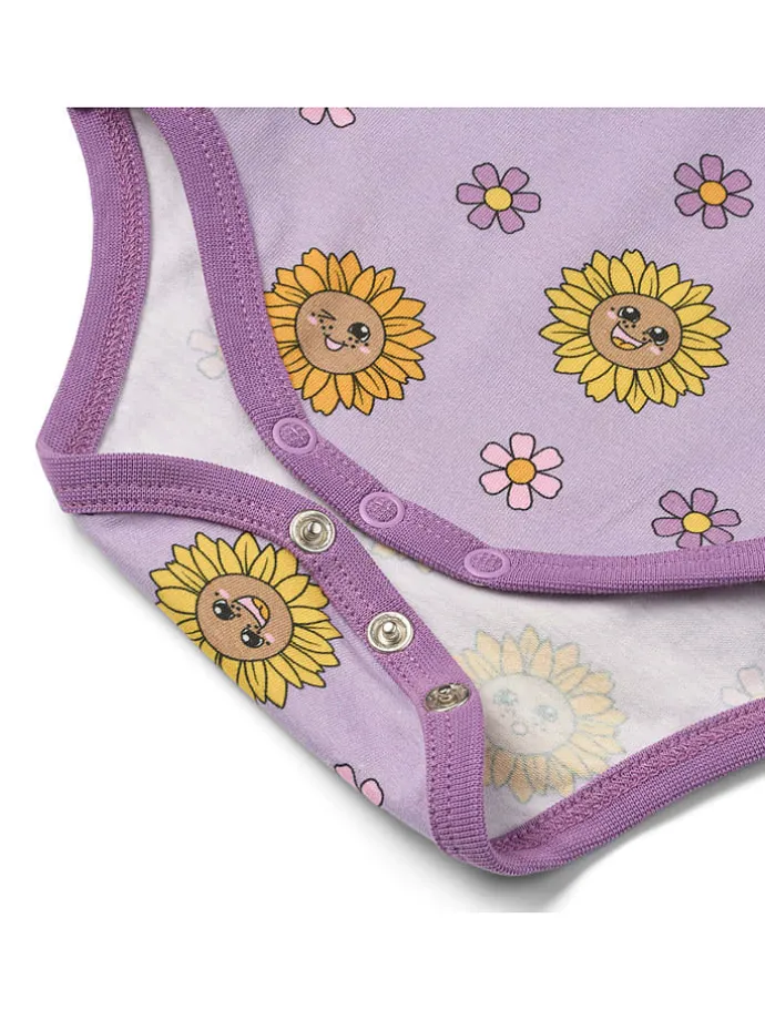 Body "Sonnenblumen" in Lila