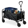 Bollerwagen in Schwarz - (B)74 x (H)95 x (T)48 cm