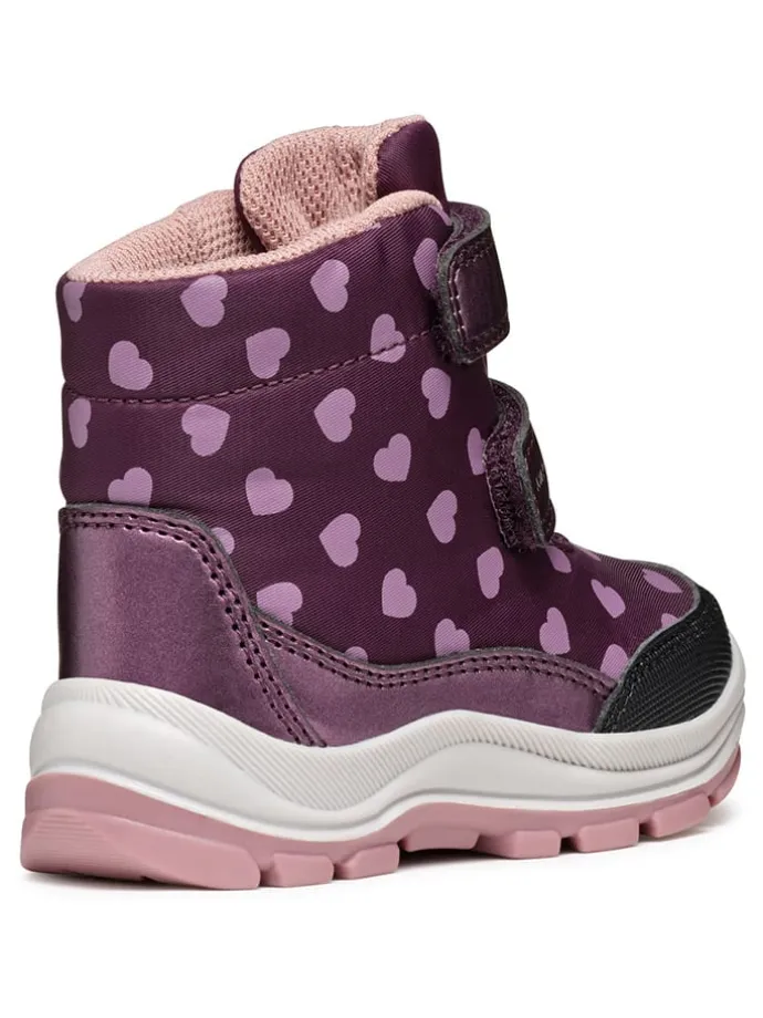 Boots "Flanfil" in Violett/ Rosa