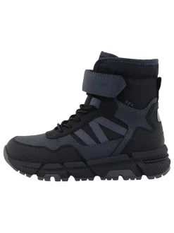 Boots in Dunkelblau/ Schwarz