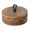 Box "Kabir" in Braun - (H)13 cm