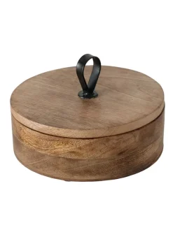 Box "Kabir" in Braun - (H)13 cm