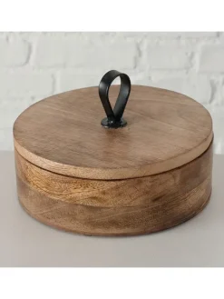 Box "Kabir" in Braun - (H)13 cm
