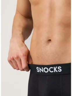 Boxershorts aus Bio-Baumwolle 6 Stück in Schwarz