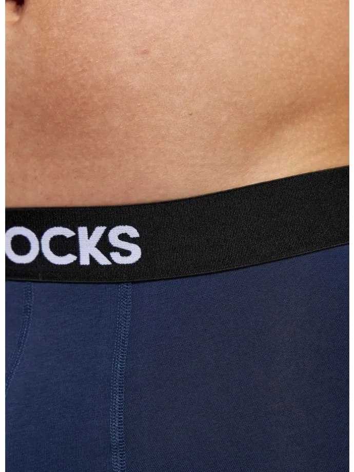 Boxershorts aus Bio-Baumwolle 6 Stück in Blau