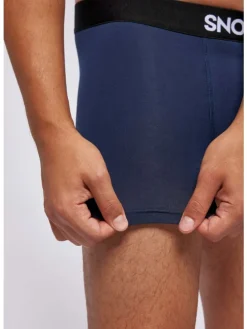 Boxershorts aus Bio-Baumwolle 6 Stück in Blau