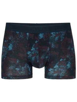 Boxershorts in Dunkelblau/ Lila