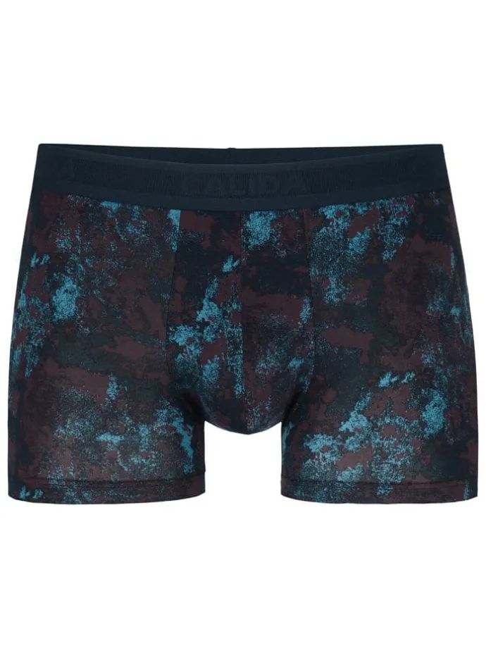 Boxershorts in Dunkelblau/ Lila