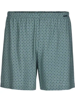 Boxershorts in Grau/ Mint
