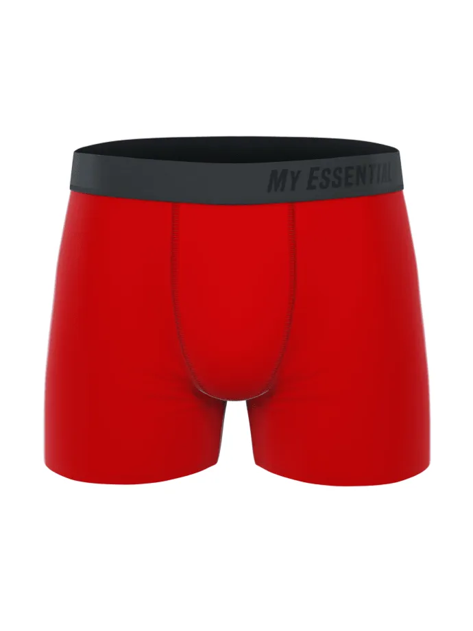 Boxershorts My Essential 3 Pack Boxers Cotton Bio in Red