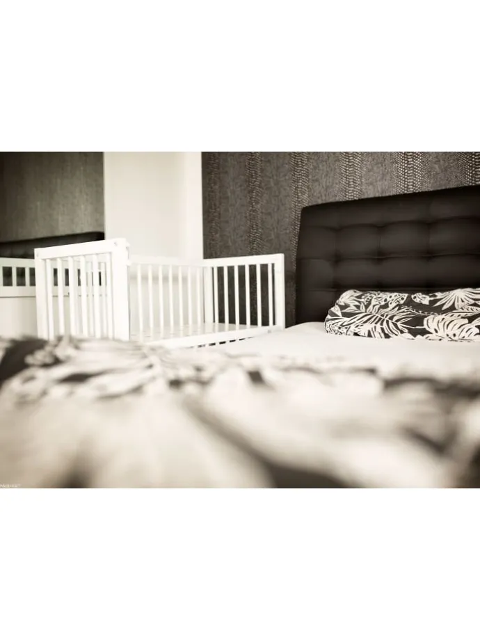 Boxspring Anstellbett "Maxi" in Weiß - 50 x 90cm