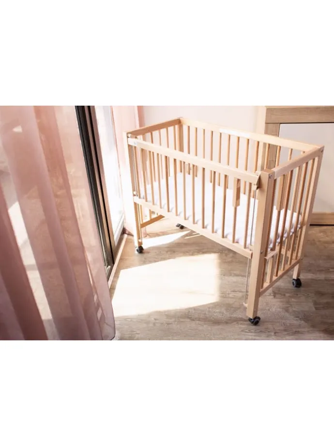Boxspring Anstellbett "Maxi" in Natur - 50 x 90cm