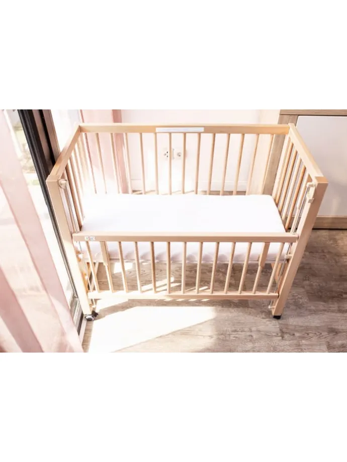 Boxspring Anstellbett "Maxi" in Natur - 50 x 90cm