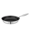 Bratpfanne, Edelstahl Hestia in Schwarz / Silber