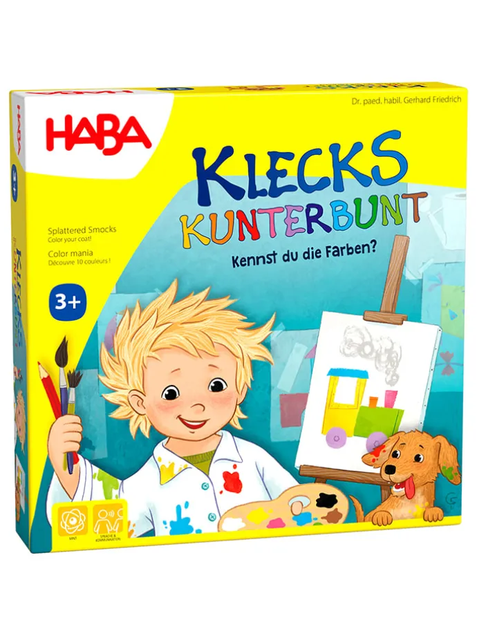 Brettspiel "Klecks Kunterbunt" - ab 3 Jahren