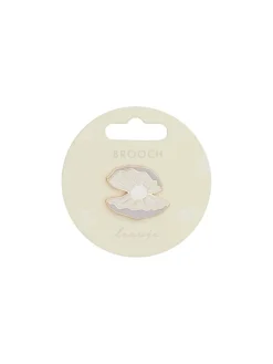 Brosche seashell' in multicolored