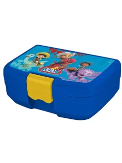 Brotdose "Dino Ranch" in Blau - (L)16 x (B)12 x (T)6.5 cm