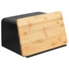 Brotkorb in Schwarz - (B)35 x (H)20,5 x (T)26 cm