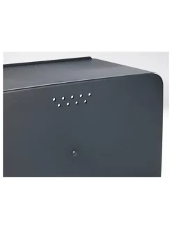 Brotkorb in Schwarz - (B)35 x (H)20,5 x (T)26 cm