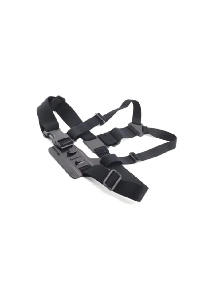 Brustgurt Kompatibel mit GoPro SJCAM Action-Kameras - Chest in Schwarz