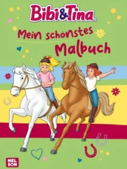 Buch - Bibi & Tina: Mein schönstes Malbuch