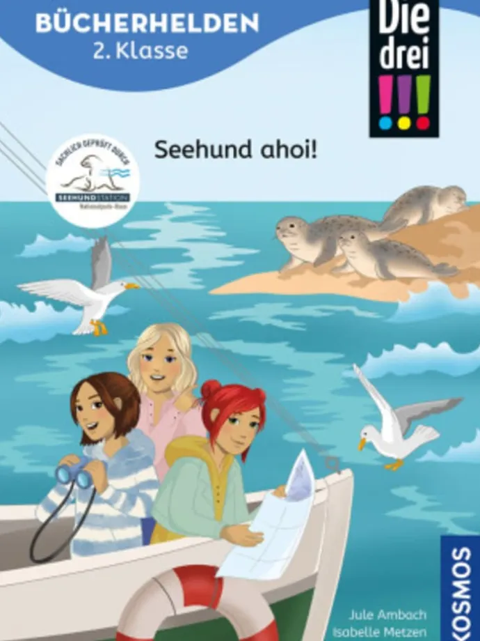 Buch - Die drei !!!, Bücherhelden 2. Klasse, Seehund ahoi!