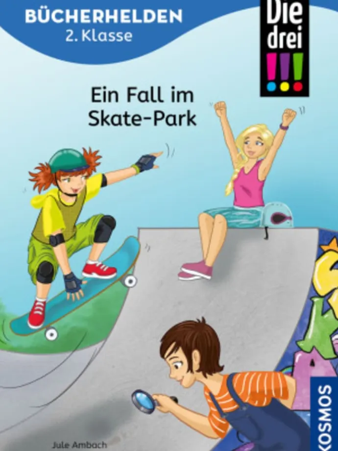 Buch - Die drei !!!, Bücherhelden 2. Klasse, Ein Fall im Skate-Park