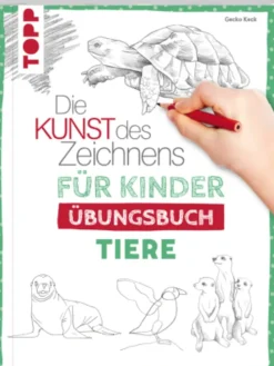 Buch - Die Kunst des Zeichnens für Kinder Übungsbuch - Tiere