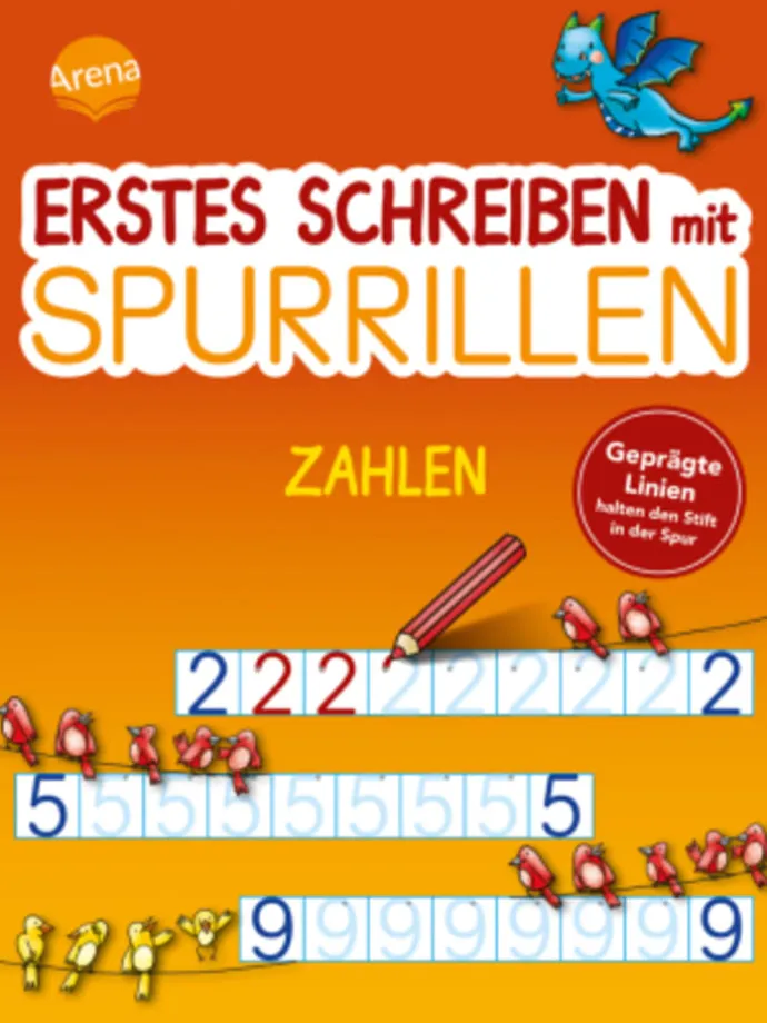 Buch - Erstes Schreiben mit Spurrillen. Zahlen