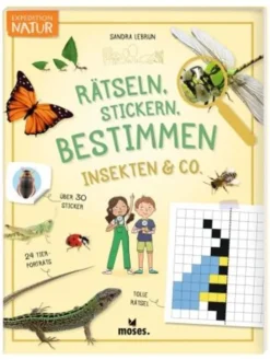 Buch - Expedition Natur Rätseln, Stickern, Bestimmen - Insekten & Co.