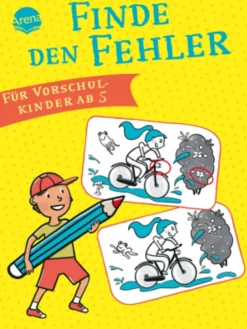 Buch - Finde den Fehler für Vorschulkinder ab 5