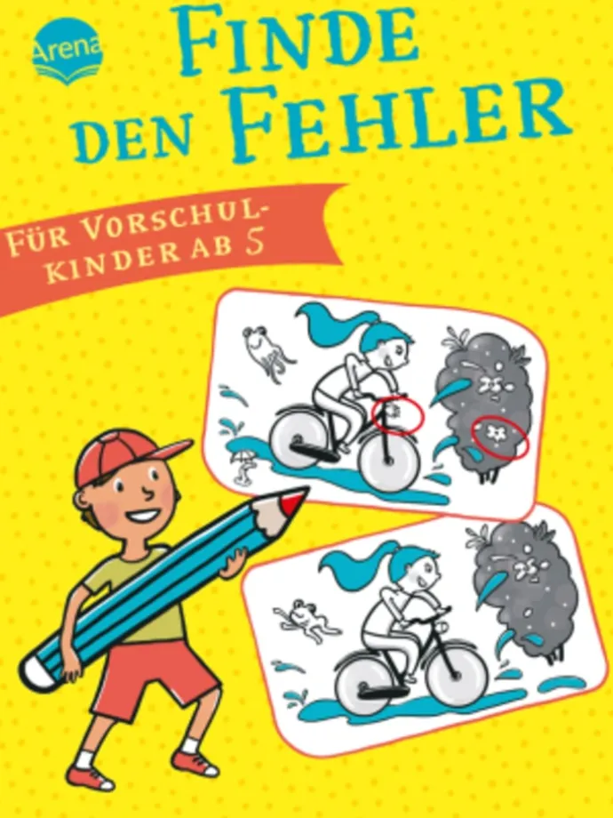 Buch - Finde den Fehler für Vorschulkinder ab 5