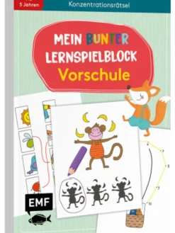 Buch - Mein bunter Lernspielblock - Vorschule: Konzentrationsrätsel